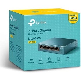 Resim Tp-lınk Ls105g 5 Port Gıgabıt Metal Kasa Swıtch 