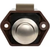 Resim Obus Karavan Dolap Klidi Yuvarlak Küçük Basçek Dolap Kilidi Krom 