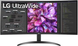 Resim LG UltraWide 34WQ60C-B 34\ 5 ms QHD Curved IPS Oyuncu Monitörü Teşhir 