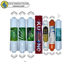 Resim Pemax Water Solutions Puricom Kapalı Kasa Su Arıtma cihazlar Sertifikalı 7'li B12Alkali-Orijinal LgKuno Mebran Mineral 