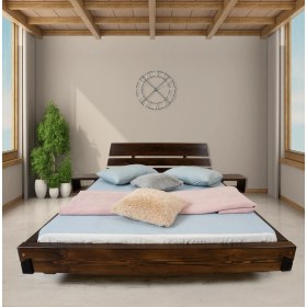 Resim Morente Home Nordic Ahşap Karyola 
