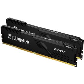 Resim Kingston KF436C17BBK2\u002F16TR 16 GB (2x8) DDR4 3600MHz CL17 Beast Bilgisayar Bellek 