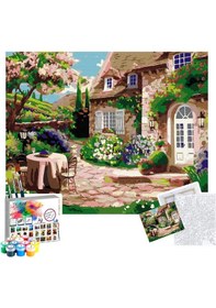 Resim Sayılarla Boyama Seti 40 X 50 Cm Tuval Şasesine Gerili Köşküm 