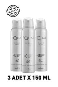 Resim Equal Erkek Edt Parfüm 75 ml & Deodorant 3*150 ml Avantajlı Set, Roll On Hediyeli 