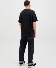 Resim Jack & Jones Jjesoho Tee Ss Crew Neck Noos Erkek T-shirt-31721 Siyah 