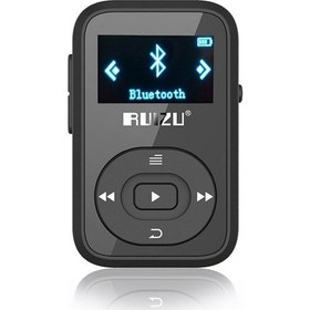 Resim RUIZU X26 Bluetooth MP3 Çalar 8 GB FM Radyo Siyah 