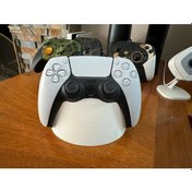 Resim Playstation 5 Dualsense İçin Minimalist Stand Beyaz 