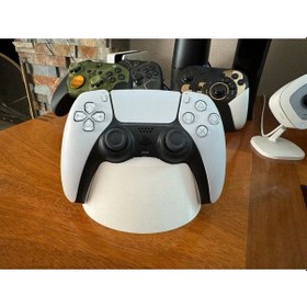 Resim Playstation 5 Dualsense İçin Minimalist Stand Beyaz 