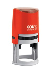 Resim Colop R50 Yuvarlak Kırmızı Kasa Siyah Keçe - 50 MM 