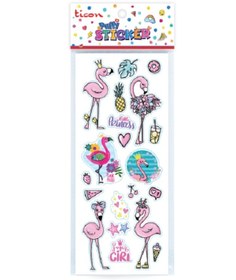 Resim Ticon Sticker Flamingo 