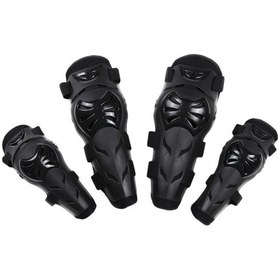 Resim Cbtx Global Sulaite Doğa Sporları Koruyucu Dişli Motokros Binme Motor Sporları Dirsek Diz Pedleri Siyah 
