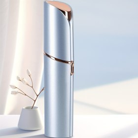 Resim Kadınlar İçin Ağrısız Yüz Tüyü Alma Cihazı - 120mAh Pil ile Şarj Edilebilir Elektrikli Epilatör, USB Şarjlı, Şık Metalik Tasarım, Yüz, Dudak ve Çene için Şarj Edilebilir Epilasyon Makinesi 