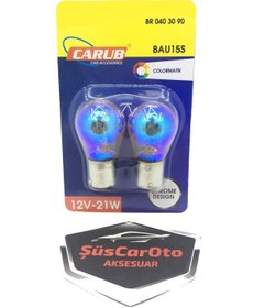 Resim Carub Diadem Ampul Krom Tek Duy Sinyal Ampulü 12V 21W 93 Turuncu 2li Takım Yeni Ürün ŞüsCarOto Aynı Gün ÜCRETSİZ KARGO