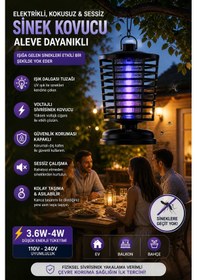 Resim Elektrikli Sinek Kovucu Uv Işık Sessiz Güvenli 4w Düşük Tüketim Ev Bahçe Kullanım 