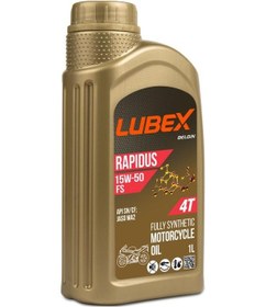 Resim Lubex Rapidus Fs 15W-50 1 L 4 Zamanlı Motosiklet Yağı 