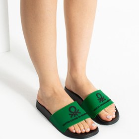 Resim Benetton Jinx Kadın Siyah Yeşil Terlik BN-1431 - SİYAH YEŞİL / 3 