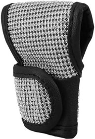 Resim Otomatik Vites Kapağı, Kristal Araba Topuzu Dişli Sopa Koruyucu Elmas Araba Dekor Aksesuarları Kadınlar için 