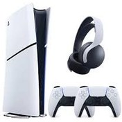Resim Sony Playstation 5 Slim Digital 1 TB YD + 2 Kol + Pulse Elite Kulaklık 