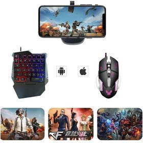 Resim Nomker ZTE RedMagic Astra 9.06'' Uyumlu Tablet Oyun Seti Fan 360° Stand Mekanik Klavye Mouse 