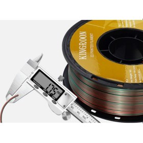 Resim Twinkling Pla Filament Simli Gri Yıldızlı / Granit Efekt - 1.75mm 1 Kg - Işıltılı Filament 