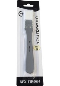 Resim Bafix Fırça Tekli Set-12 Sap Gri Genel Kul Bfx-fır0003 