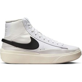 Resim Nike Erkek Basketbol Ayakkabısı Beyaz Blazer Phantom Mid Dx5800-100 Null Beyaz 