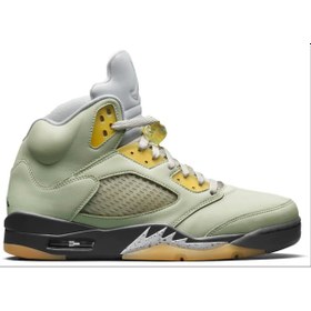 Resim Jordan 5 Retro Jade Horizon Erkek Basketbol Ayakkabısı 45.5 