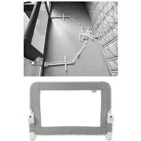 Resim Wellgro Littles 83 48 CM Yatak Bariyeri, Çocuk Yatak Korkuluğu Gri 