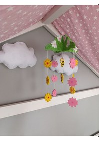 Resim Bebek Beşik Süsü Dönence Organik Dekorasyon Montessori-mdl-2009 