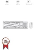 Resim Torima TMK-01 Beyaz Kablosuz Q Klavye Ve Mouse Seti 
