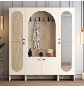 Resim Palermo Portmanto Klm V110 - Krem / Traverten Krem / Traverten 