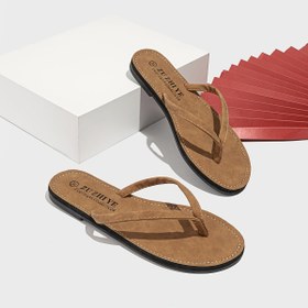 Resim 1 çift Kadınlar için Yüksek Kaliteli Moda Düz Basit Tarz Ev Günlük Dış Mekan Rahat Plaj Sandaletleri Yarı Burunlu Serin ve Rahat Terlikler 