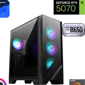 Resim Güneysu Ryzen 5 7500F 32GB Ddr5 2tb SSD Rtx 5070 12GB B650 Anakart Windows 11 Pro Masaüstü Bilgisayarı 
