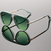 Resim 1 Adet Kadın Büyük Çerçeve Moda Günlük Gözlük, Trend ve Minimalist Yarı Metal Ayak Tasarımı Jel Renkli Çerçeveli Hafif Lüks Stil Erkek Gözlük 