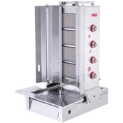 Resim Işıkgaz Silverinox Lpg Tüplü 4 Radyanlı Alttan Motorlu Döner Ocağı MOTORLU - CE BELGELİ - GAZMER ONAYLI - 4 RADYANLI - GARANTİLİ