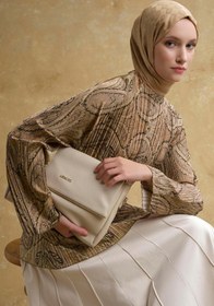 Resim Armine Şal Desenli Tunik Camel 