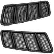 Resim Mercedes Benz W166 Gl Gl350 Gl450 Gl550 Ml P202411261335 Siyah İçin 2 Adet Araba Ön Kaput Havalandırma Izgarası Hava Akışı Giriş Davlumbazı 