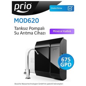 Resim Prio Mod620 Otomatik Yıkamalı Tanksız Ters Ozmoz Su Arıtma Cihazı 