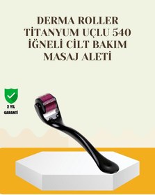 Resim Titanyum Dermaroller 540 İğne Cilt Onarım Ve Kolajen Üretim Desteği 