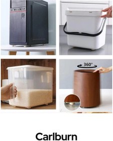 Resim Carlburn Özel Üretim 360 Derece Küçük Döner Tekerlekli Yapışkanlı Mobilya Eşya Kaydırma Taşıma Aparatı 4 Adet 