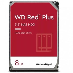 Resim WD 8TB 3.5" RED PLUS WD80EFZZ 256MB 7200RPM ATA-3 NAS DİSKİ 