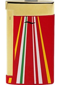 Resim S.t. Dupont 24h Le Mans Kırmızı-gold Slim 7 Puro Çakmağı 27790 