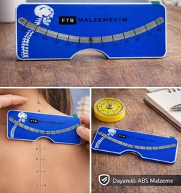 Resim FTRMALZEMECİM Skolyometre Skolyoz ölçüm cetveli 