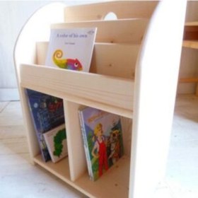 Resim TAMARA AHŞAP MONTESSORİ KİTAPLIK RAF 