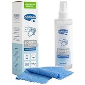 Resim Addison 300870 Ekran Temizleyici Sprey 200ml + Mikrofiber Bez 