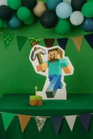 Resim Ayaklı Pano Minecraft 33x27 Diğer 