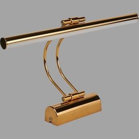 Resim Merwish 35 Cm Elektrikli 4000k Soft Beyaz Enerji Tasarruflu Flüt Led Aplik Banyo Tablo Çalışma Masası Duvar Sanat Eseri Ayna Dekoratif ve Modern Aydınlatma Gümüş (Krom) Renk (Gold) 