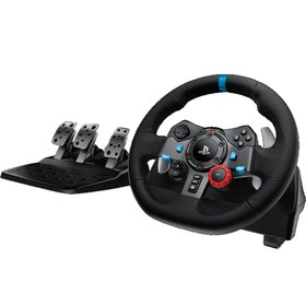 Resim Logitech G-G29 Driving Force PS5, PS4 ve PC Uyumlu Yarış Direksiyonu (941-000112) 