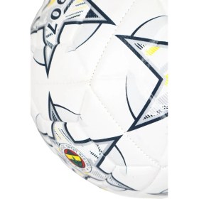 Resim Fenerbahçe Yeni Koleksiyon Match Serisi Lisanslı 32 Panel Dikişli 5 Numaralı Futbol Topu Beyaz 