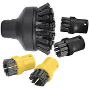 Resim Neevoyu Karcher Sc1-sc7 İçin Buhar Temizleyici Yuvarlak Fırça Seti - Fırın, Mutfak, Tuğla, Kumaş Derinlemesine Temizleme 